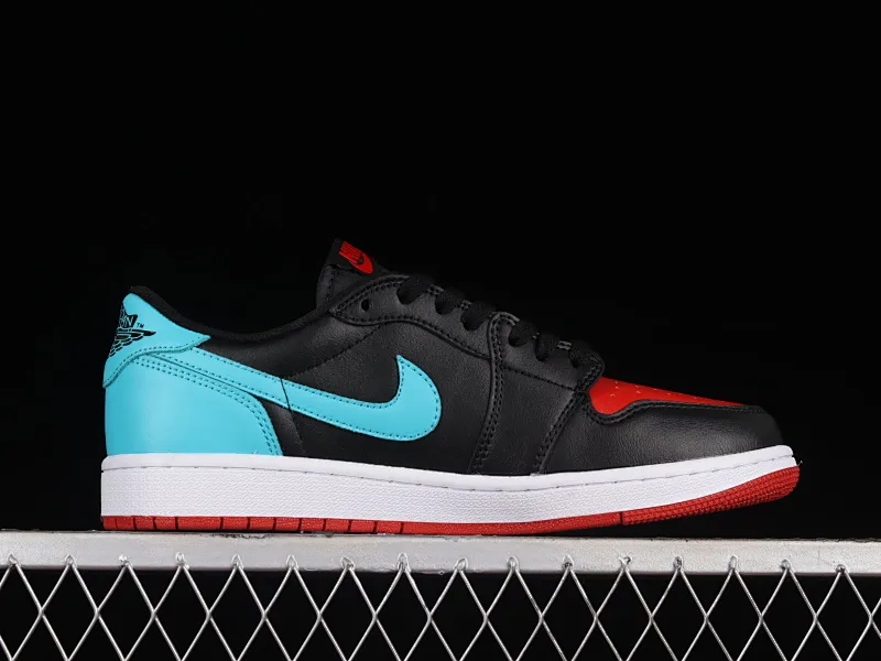 All categories Air Jordan Jordan series basketball shoes Air Jordan 1 Low Air Jordan 1 Low OG "UNC To Chicago" AJ1 Joe 1 black blue red low-top basketball shoes CZ0775-046
